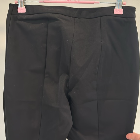 Theory Clean Cigarette Modern Ski Stretch Nylon Ankle Pants size 2 Black NWT - Picture 7 of 10